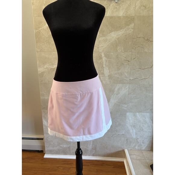 Vineyard Vines Performance Skort Small Pink Colorblock Active Pickleball Preppy - Picture 3 of 14